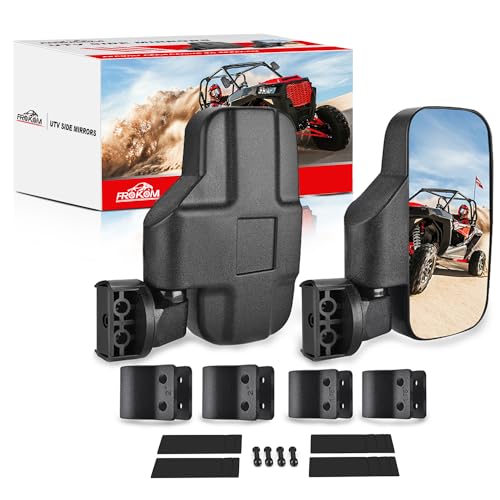 Universal UTV Side Mirrors for 1.6"-2" Roll Cage