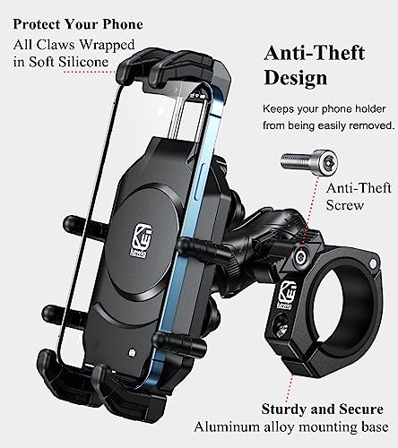 Heavy-Duty Anti-Theft UTV Phone Mount with Secure Lock