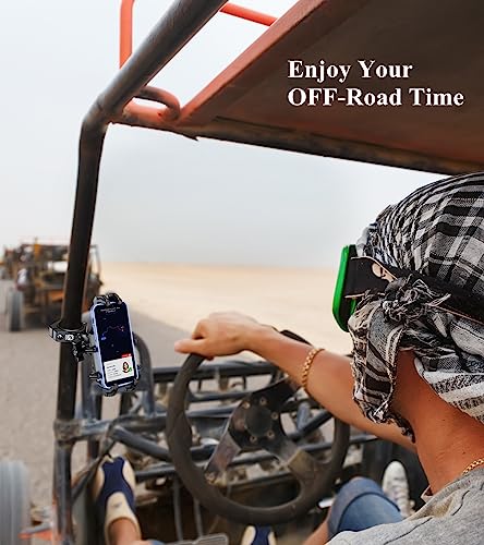 Heavy-Duty Anti-Theft UTV Phone Mount with Secure Lock