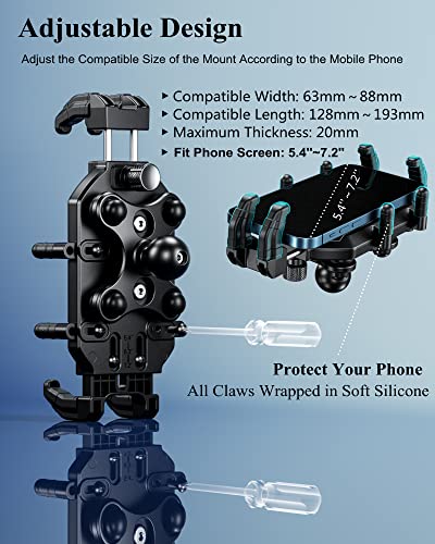 Heavy-Duty Anti-Theft UTV Phone Mount with Secure Lock