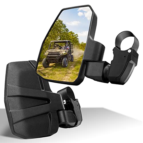 Automatic Reset UTV Side Mirrors for 1.5"-2.0" Roll Cage