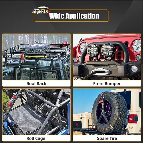Aluminum High Lift Jack Tube Mount for Car Accessories