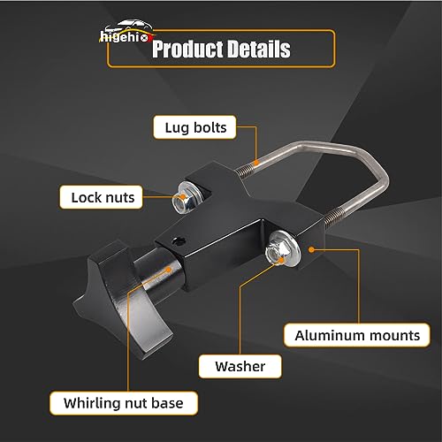 Aluminum High Lift Jack Tube Mount for Car Accessories