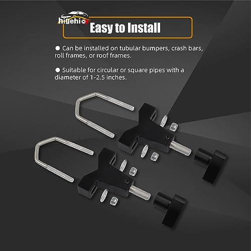 Aluminum High Lift Jack Tube Mount for Car Accessories