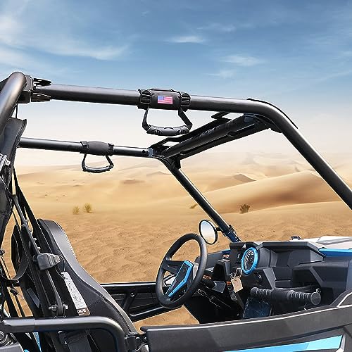 UTV ATV Roll Bar Grab Handles with US Flag