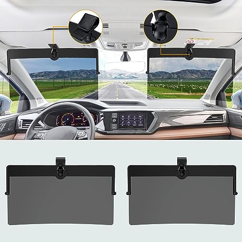 Universal Polarized Sun Visor Extender for Cars, Adjustable