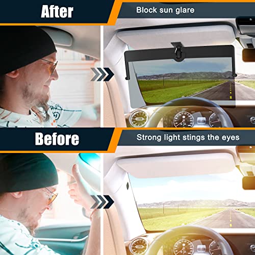 Universal Polarized Sun Visor Extender for Cars, Adjustable