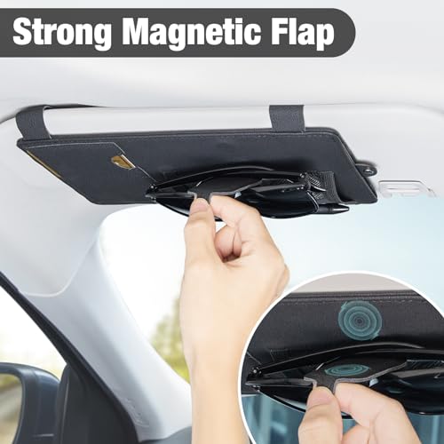 SEG Direct Sun Visor Extender with Sunglass Holder