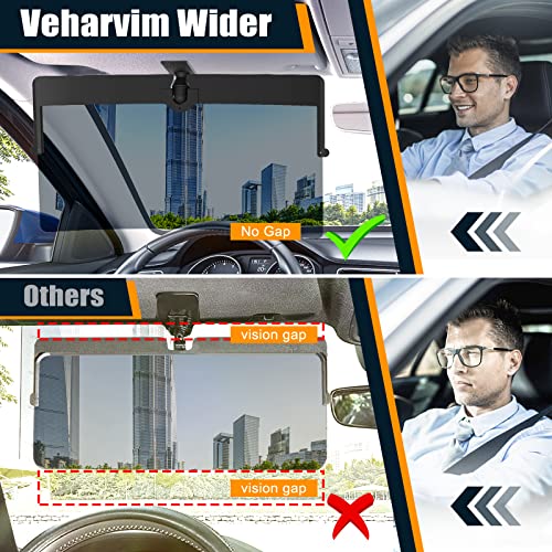 Universal Polarized Sun Visor Extender for Cars, Adjustable