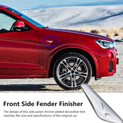 Front Chrome Fender Trim for BMW X3 X4