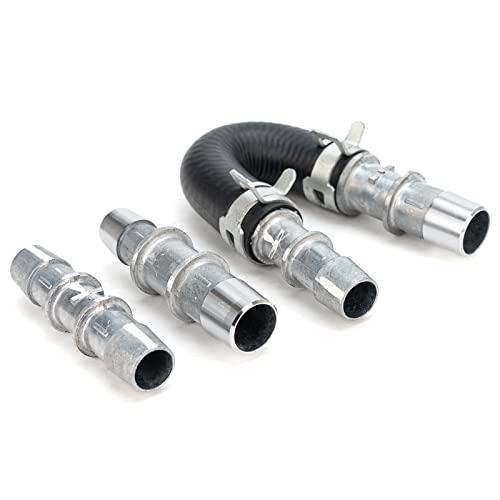 Aluminum Engine Heater Core Bypass Kit with Hose Compatibility