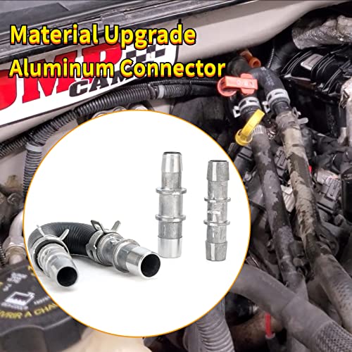 Aluminum Engine Heater Core Bypass Kit with Hose Compatibility