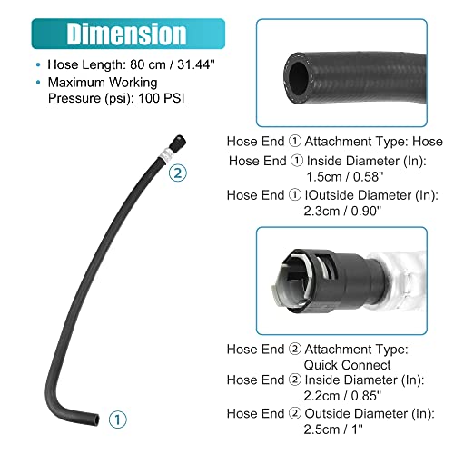 Heater Inlet Hose for Cadillac, Chevrolet, GMC 2000-2006