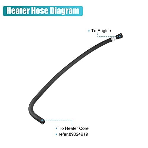 Heater Inlet Hose for Cadillac, Chevrolet, GMC 2000-2006