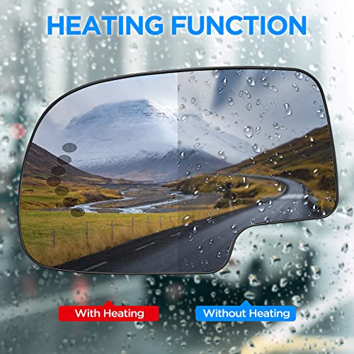 Heated Mirror Glass for Chevy Silverado Suburban Tahoe