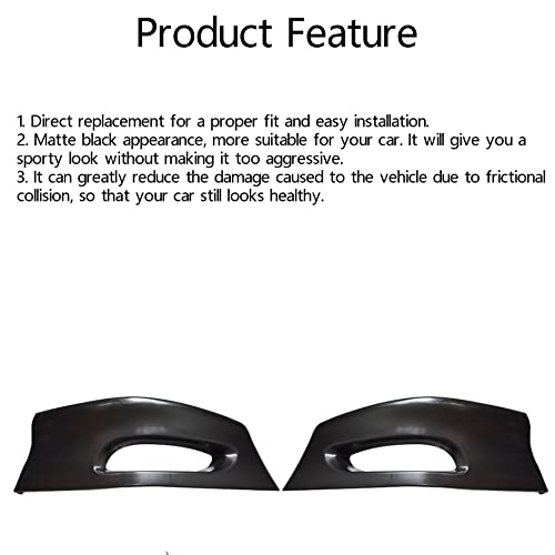 S Style Front Bumper Lip for Toyota Corolla