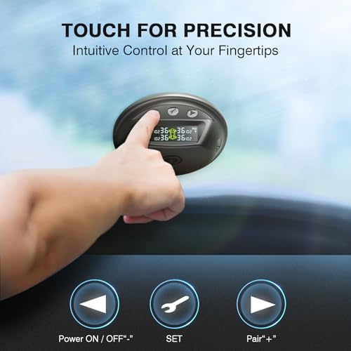 Tymate Colorful LCD Wireless RV Tire Pressure Monitor