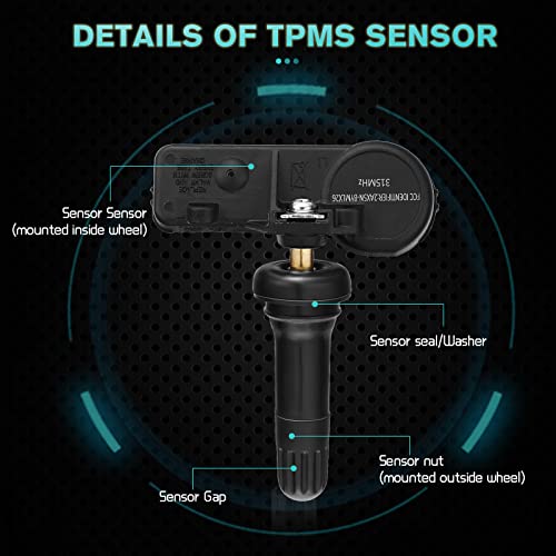 Chevy/GMC/Buick Cadillac 315MHz TPMS Sensor (AULINK 13586335)