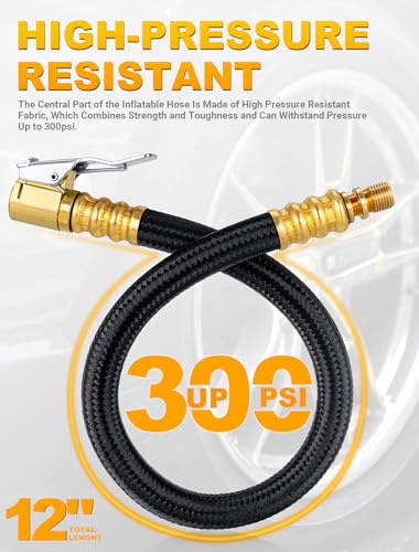 Quick-inflation Tube Adapter for Car/Motorcycle Tires - 12