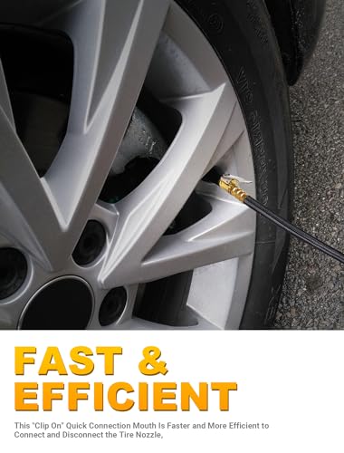 Quick-inflation Tube Adapter for Car/Motorcycle Tires - 12