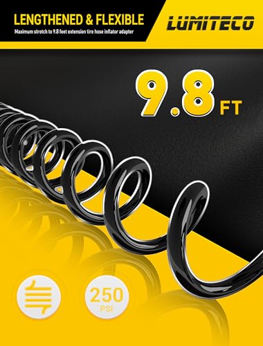 9.8 FT Recoil Air Hose Adapter for Car