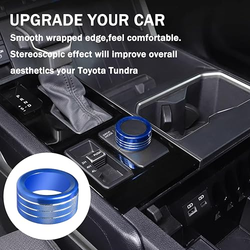 Toyota Tundra Center Console Knob Cover Interior 2Pcs