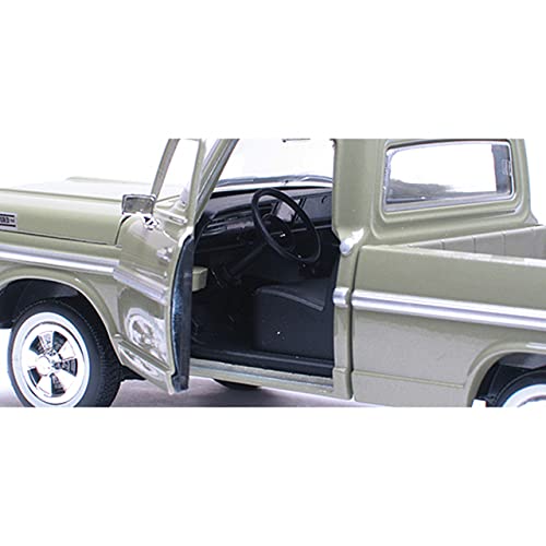 1969 Ford F-100 Pickup, Green - 1/24 Scale Diecast Model Car