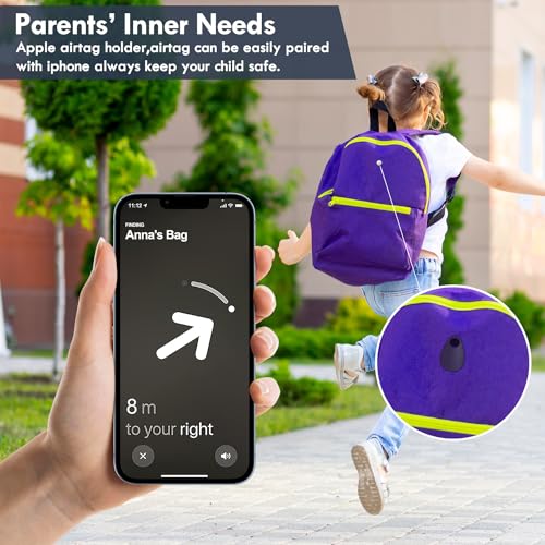 Airtag Holder for Kids & Pets: Anti-Removal GPS Silicone Case