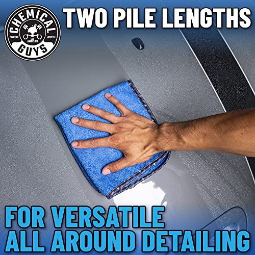 Blue Premium Microfiber Towels (16x16) - Pack of 3