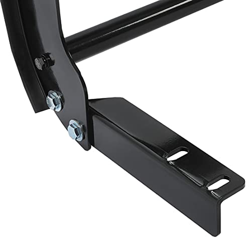 Chevy Silverado GMC Sierra Front Grill Guard - Black Steel