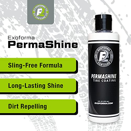 ExoForma PermaShine Tire Coating - Extreme Shine & Durability