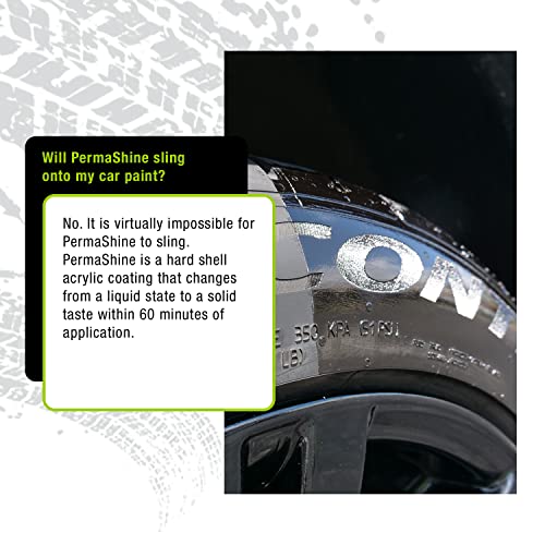 ExoForma PermaShine Tire Coating - Extreme Shine & Durability