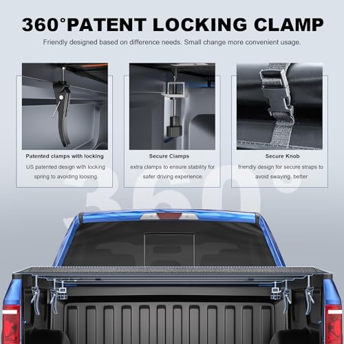 Tri-Fold Soft Tonneau Cover for 2019-2024 Chevy/GMC