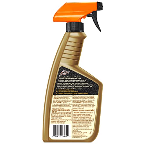 Armor All Car Leather Cleaner Spray, Beeswax Leather Care - 16 Oz