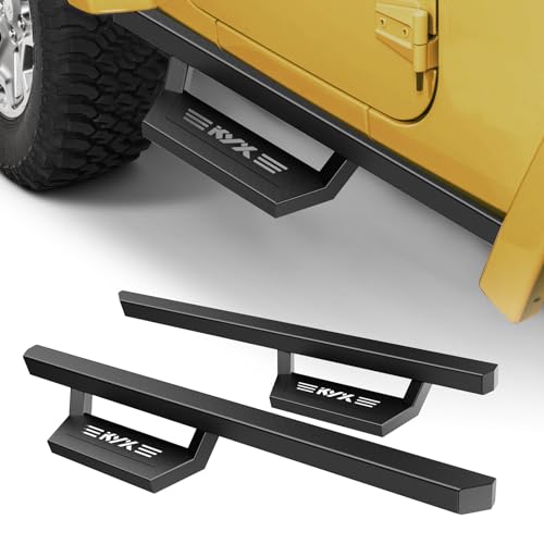 KYX Running Boards for Wrangler YJ/TJ 2 Door