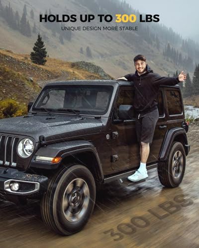 KYX Running Boards for Wrangler YJ/TJ 2 Door