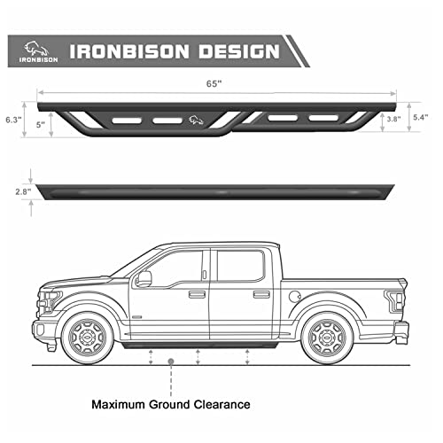 IRONBISON Running Boards Toyota 4Runner Side Steps SUV