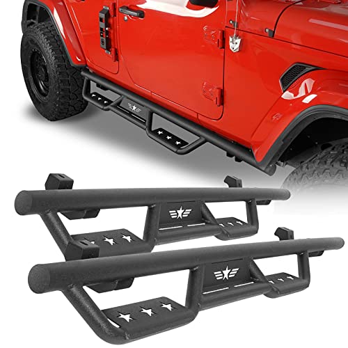 Hooke Road Wrangler JL Drop Down Side Steps