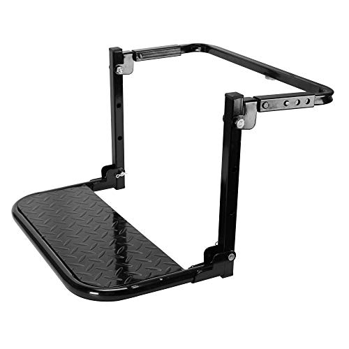 Adjustable folding tire step for extreme off-roading