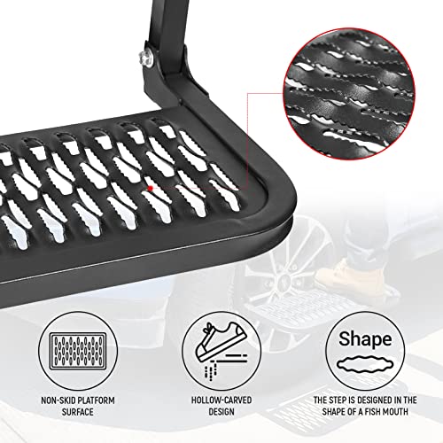 Heavy Duty Folding Tire Steps for Pickup Trucks & SUVs