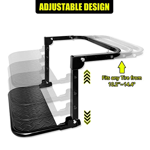 Universal Tire Step for Pickup Truck/SUV, Adjustable, Non-Slip