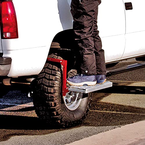 Heavy Duty Tire Step for Truck/SUV, Adjustable Foldable