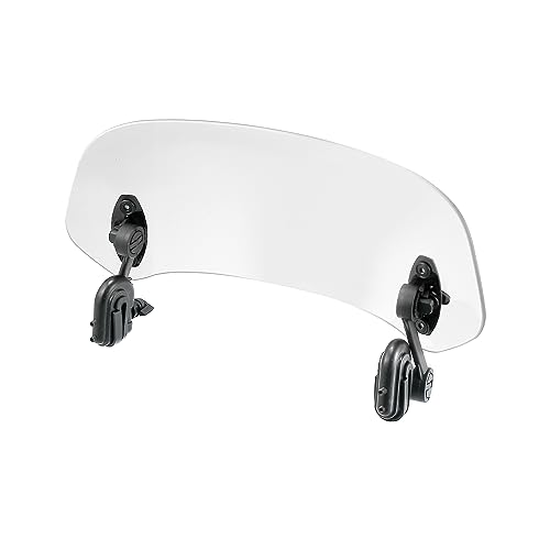 28.5cm Adjustable Clip Motorcycle Windshield Deflector