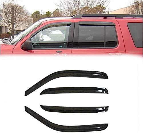 VICOJETOR Side Window Wind Deflector - Fits Ford Explorer - Set of 4