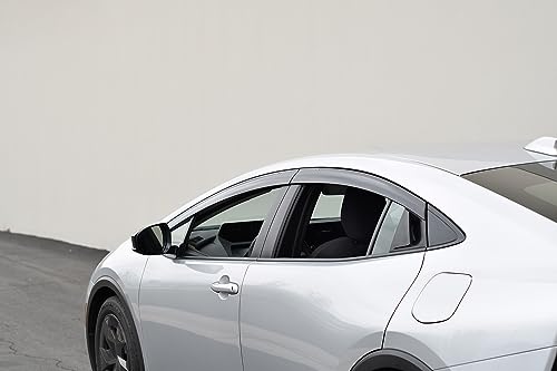 Toyota Prius 2023-2024 Smoke Tint Window Visors