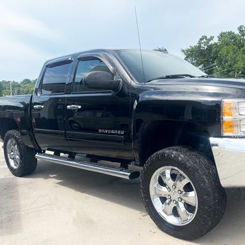 Side Window Visor Rain Guards for Silverado & Sierra