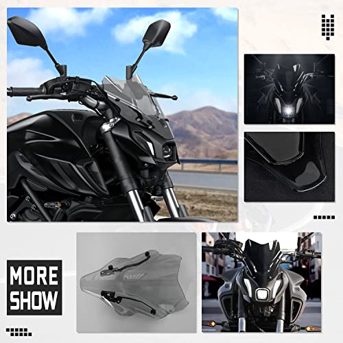 Motorcycle Windshield Fairing Deflector for Ya-maha MT FZ 07