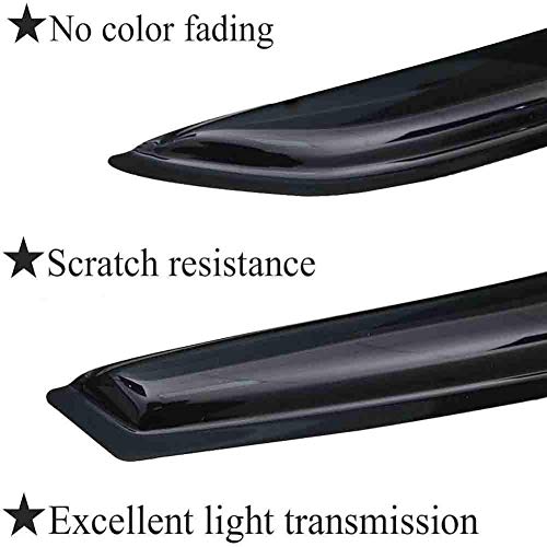 Side Window Visor Rain Guards for Silverado & Sierra