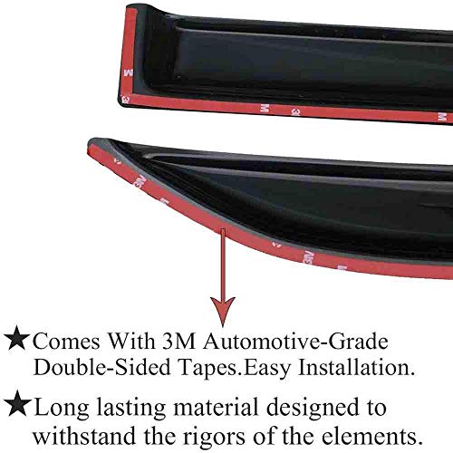Side Window Visor Rain Guards for Silverado & Sierra