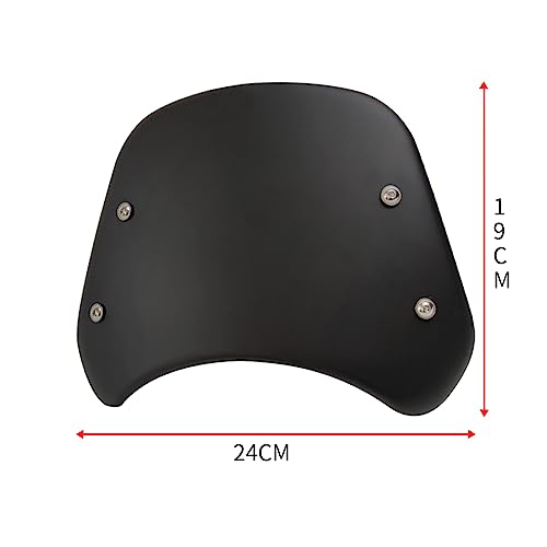 Metal Universal Motorcycle Windscreen with Mount for LED Headlight
